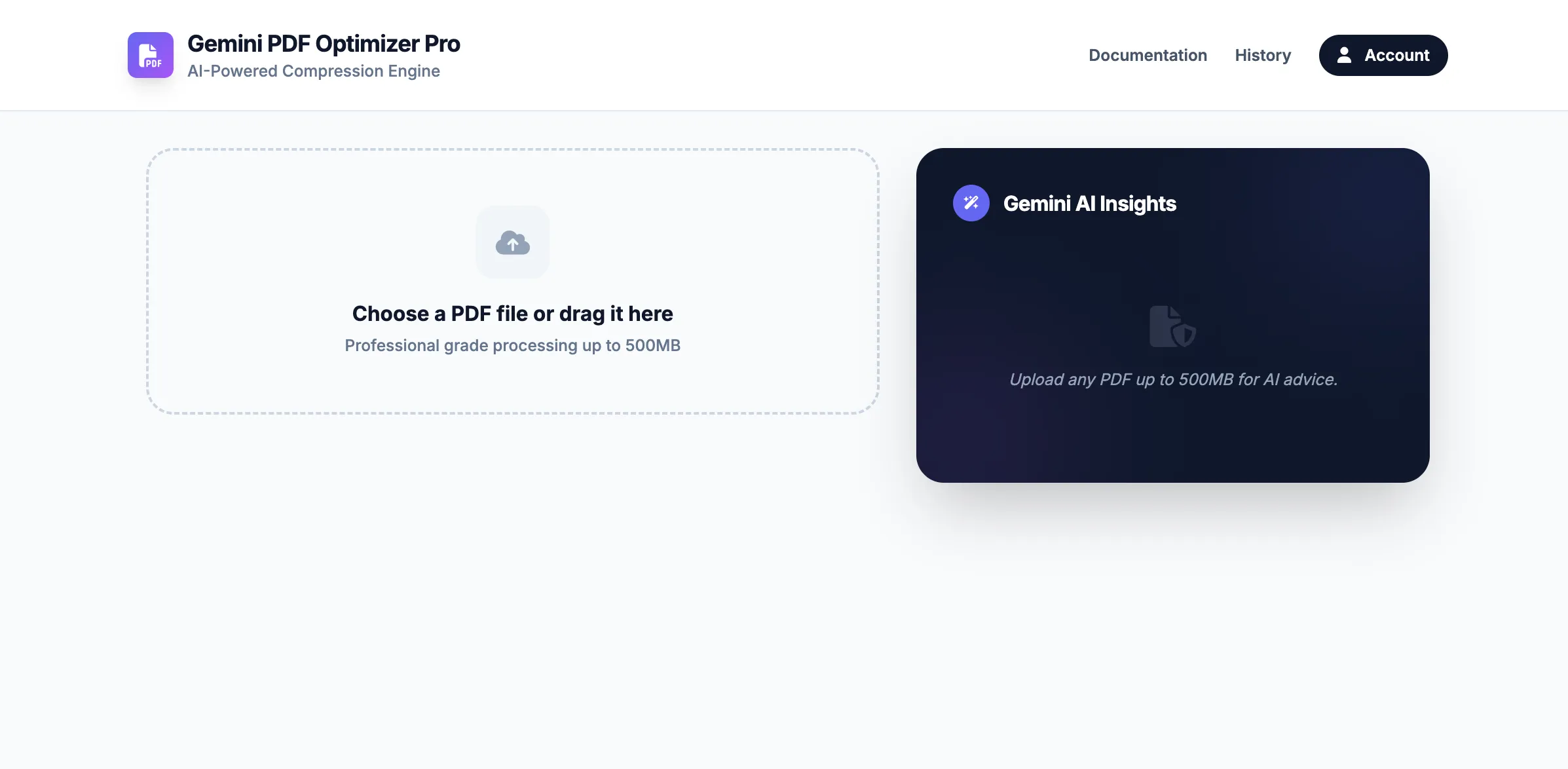 Gemini PDF Optimizer Pro