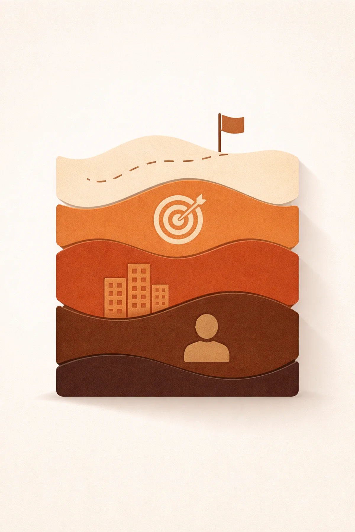 The four layers of context: Personal, Business, Task, and Constraints, shown as stacked building blocks